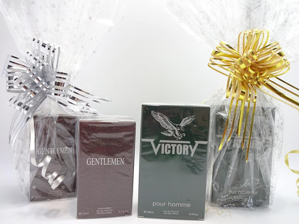 Victory + Gentlemen 100ml perfumes in buy 1 get 1 free gift hamper set