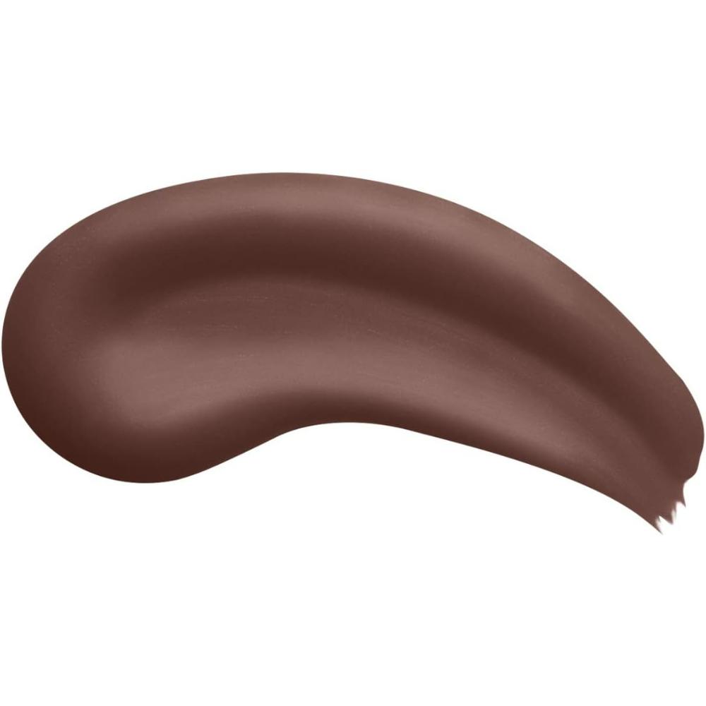 dark brown colour paint shade L'Oreal Paris Les Chocolats Ultra Matte Liquid Lipstick 854 Bittersweet