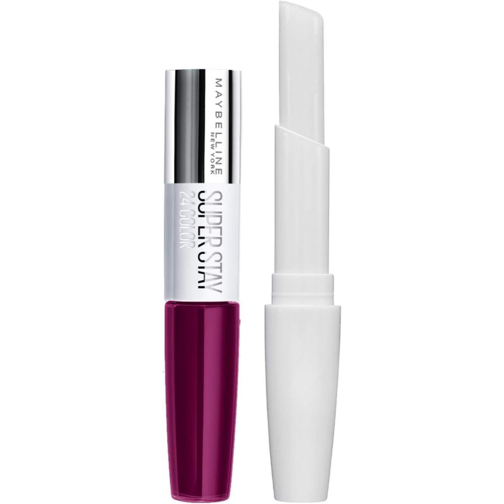 lip balm Maybelline 363 All Day Plum Superstay 24hr Lipstick & Balm New In Box