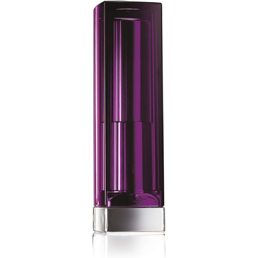 Maybelline 365 Plum Passion Lipstick fully closed with sleek purple cap, displaying the elegant packaging