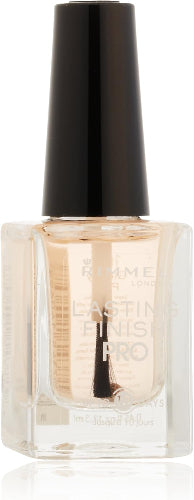 Rimmel Lasting Finish Pro Nail Polish 160 Glossy Pink – long-wear soft pink polish in square bottle with black cap