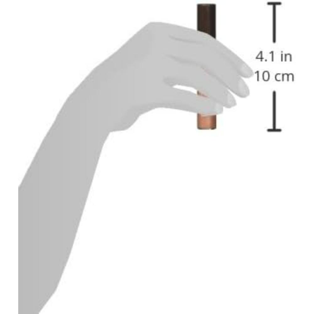 size chart of Burt's Bees Lip Gloss, 203 Autumn Haze, Brown